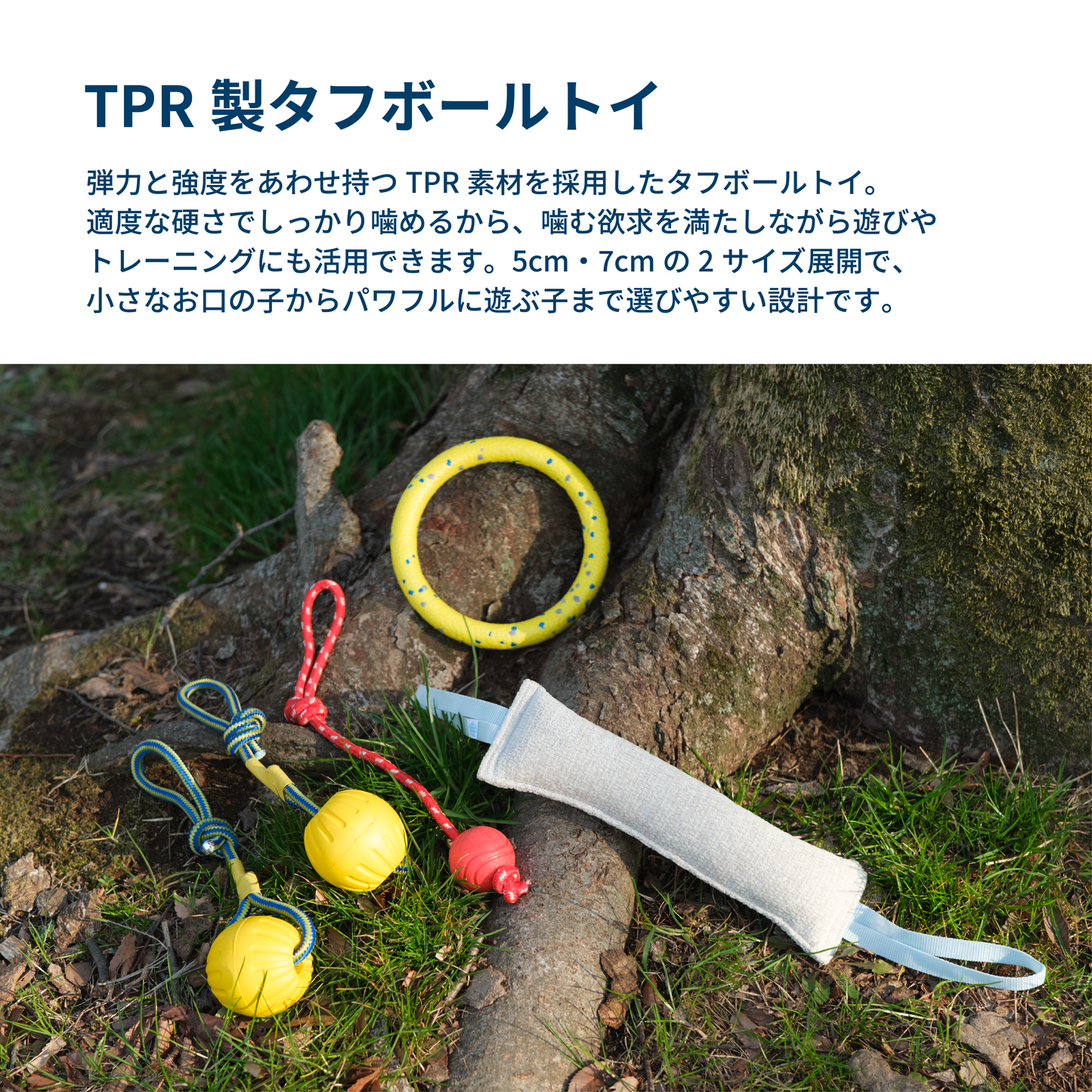 TPR製タフボールトイ