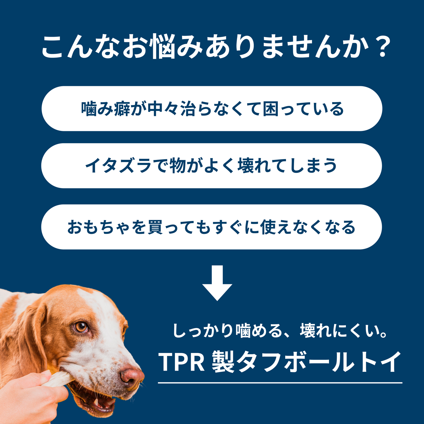 TPR製タフボールトイ